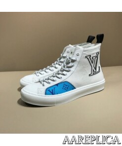 Replica LV 1A7S5I Louis Vuitton Tattoo Sneaker Boot 2