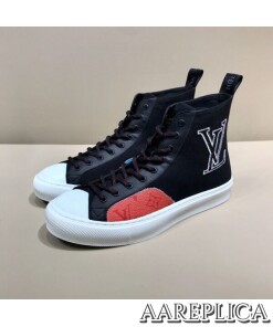 Replica LV 1A7S5X Louis Vuitton Tattoo Sneaker Boot