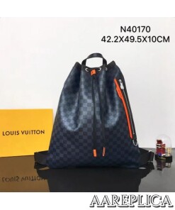 Replica LV N40170 Louis Vuitton Drawstring Backpack 2