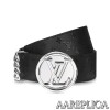 Replica Louis Vuitton M0118U LV Circle 35mm Reversible Belt 6