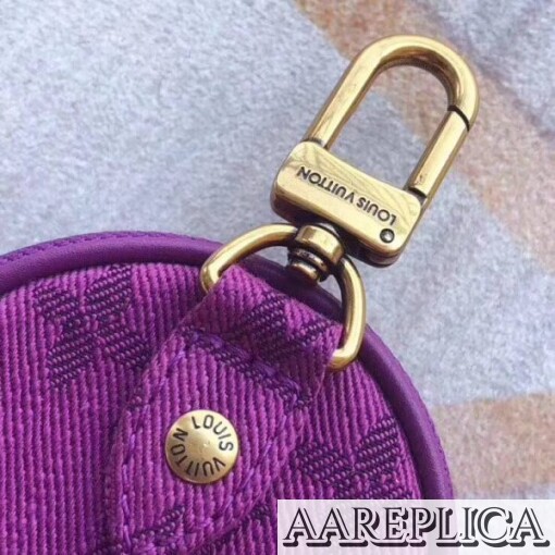 Replica Louis Vuitton Monogram Denim Bag Charm and Key Holder LV M68291 7
