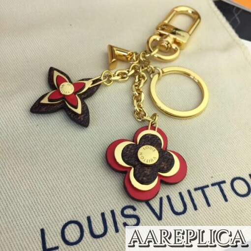 Replica LV Blooming Flowers Bag Charm And Key Holder Louis Vuitton M63084 2