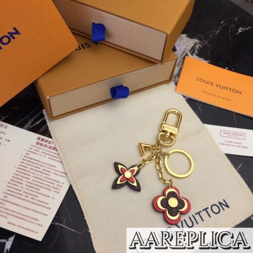 Replica LV Blooming Flowers Bag Charm And Key Holder Louis Vuitton M63084 6