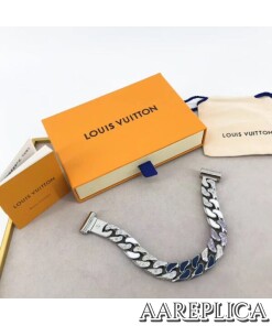 Replica LV Chain Links Patches Bracelet Louis Vuitton MP2449