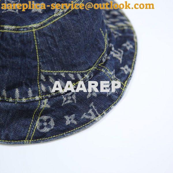 Replica LV MP2733 Louis Vuitton Damier Geant Wave Monogram Sun Hat 5 Replica LV MP2733 Louis Vuitton Damier Geant Wave Monogram Sun Hat 5