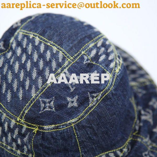 Replica LV MP2733 Louis Vuitton Damier Geant Wave Monogram Sun Hat 7 Replica LV MP2733 Louis Vuitton Damier Geant Wave Monogram Sun Hat 7