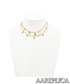 Replica LV Blooming Strass Necklace Louis Vuitton M68374