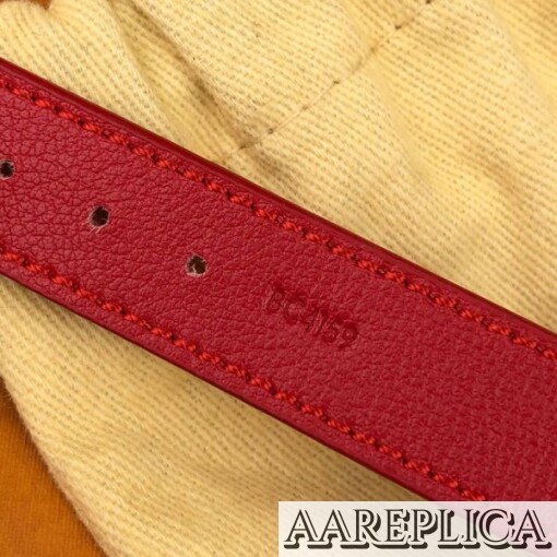 Replica Louis Vuitton M6270D LV Slim Leather Bracelet 4