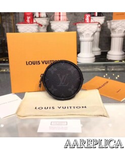 Replica LV Monogram Pouch Bag Charm And Key Holder Louis Vuitton M62796