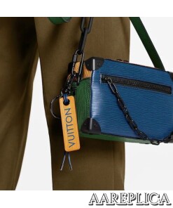 Replica LV MP2553 Louis Vuitton Epi Color Block LV Dual Key Holder and Bag Charm