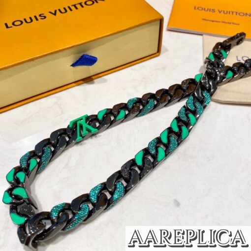Replica Louis Vuitton 2054 Chain Links Necklace LV MP2853 3