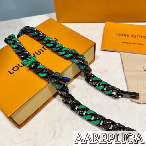 Replica Louis Vuitton 2054 Chain Links Necklace LV MP2853 5