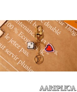 Replica LV MP2913 Louis Vuitton Game On Dice and Heart Bag Charm and Key Holder