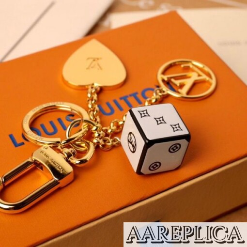 Replica LV MP2913 Louis Vuitton Game On Dice and Heart Bag Charm and Key Holder 3