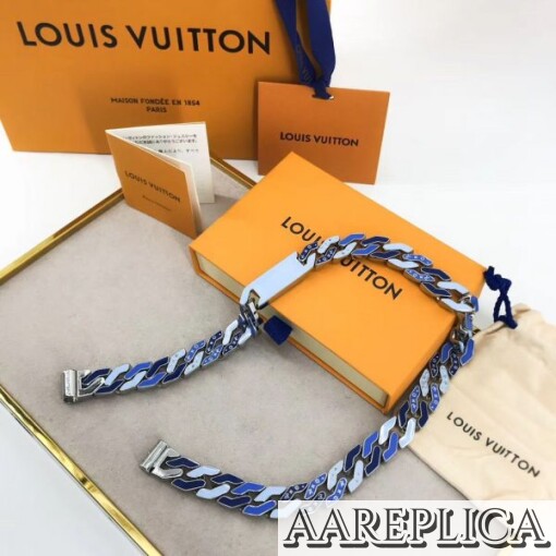 Replica LV Cuban Chain Necklace Louis Vuitton MP2569 2