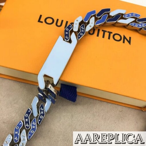 Replica LV Cuban Chain Necklace Louis Vuitton MP2569 4