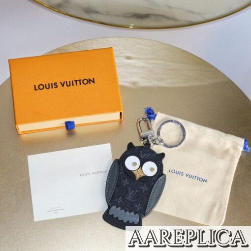 Replica LV Owl Bag Charm and Key Holder Louis Vuitton M69482 2