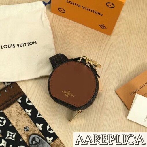 Replica LV Puppy Supple Hat Box Bag Charm and Key Holder Louis Vuitton M80254 4