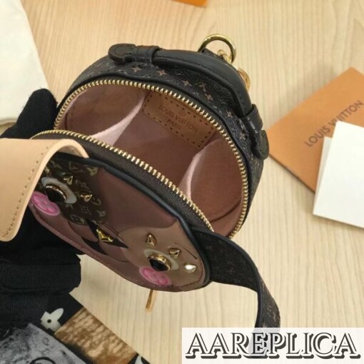 Replica LV Puppy Supple Hat Box Bag Charm and Key Holder Louis Vuitton M80254 6