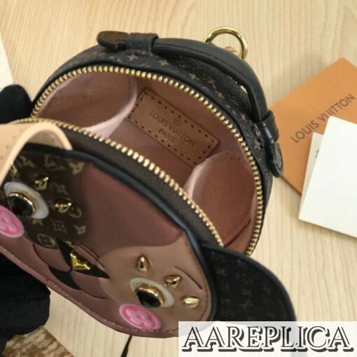 Replica LV Puppy Supple Hat Box Bag Charm and Key Holder Louis Vuitton M80254 7