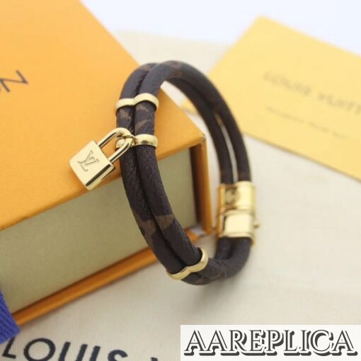 Replica LV Keep It Twice Monogram Bracelet Louis Vuitton M6640E 2