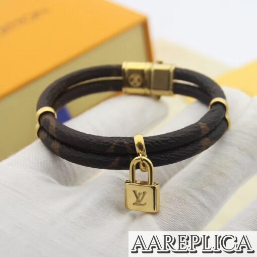 Replica LV Keep It Twice Monogram Bracelet Louis Vuitton M6640E 4