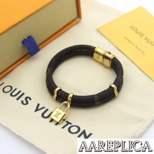 Replica LV Keep It Twice Monogram Bracelet Louis Vuitton M6640E 5