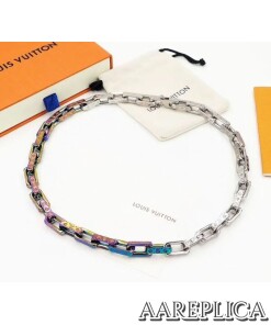 Replica LV M69449 Louis Vuitton Monogram Chain Necklace