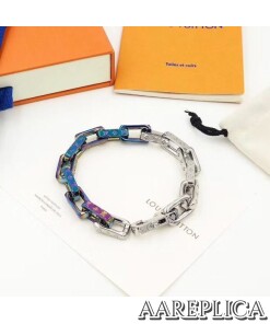 Replica LV M69467 Louis Vuitton Monogram Chain Bracelet