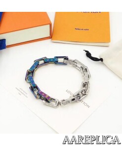 Replica LV M69467 Louis Vuitton Monogram Chain Bracelet 2