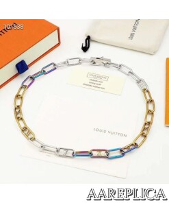 Replica LV M80177 Louis Vuitton Signature Chain Necklace