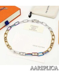 Replica LV M80177 Louis Vuitton Signature Chain Necklace 2