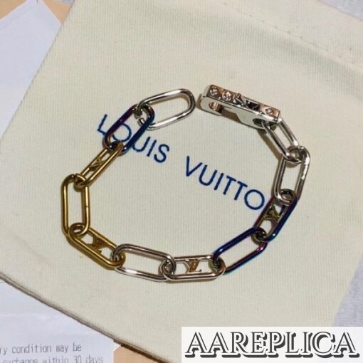 Replica LV M80178 Louis Vuitton Signature Chain Bracelet 2