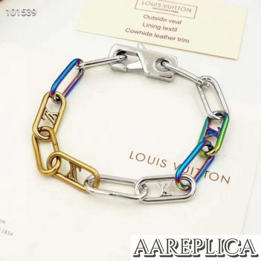 Replica LV M80178 Louis Vuitton Signature Chain Bracelet 4