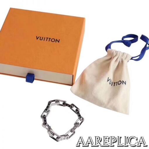 Replica LV Monogram Chain Bracelet Louis Vuitton M64223 2