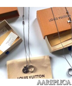 Replica LV Monogram Charms Necklace Louis Vuitton M62485 2