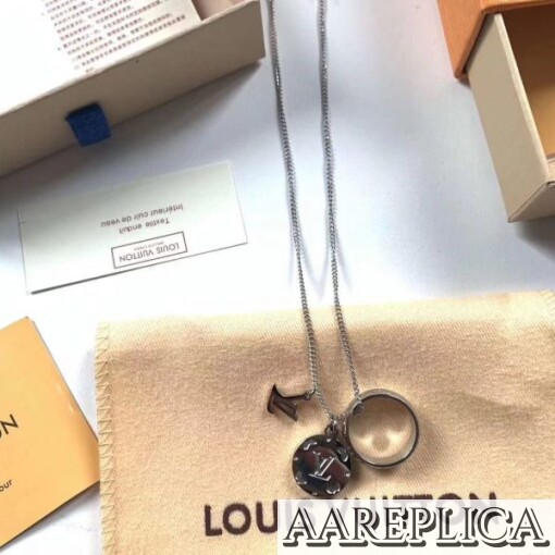 Replica LV Monogram Charms Necklace Louis Vuitton M62485 3