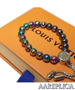 Replica LV Monogram Colors Pearls Bracelet Louis Vuitton M68247