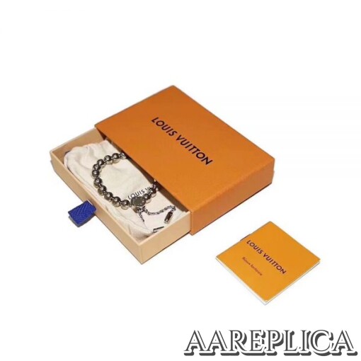 Replica LV Monogram Pearls Bracelet Louis Vuitton M68246 4