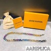 Replica LV MP2682 Louis Vuitton Chain Links Patches Necklace