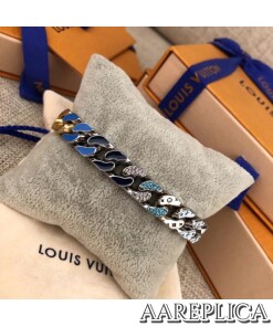 Replica LV MP2777 Louis Vuitton Chain Links Patches Bracelet 2