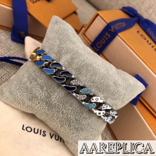Replica LV MP2777 Louis Vuitton Chain Links Patches Bracelet 2
