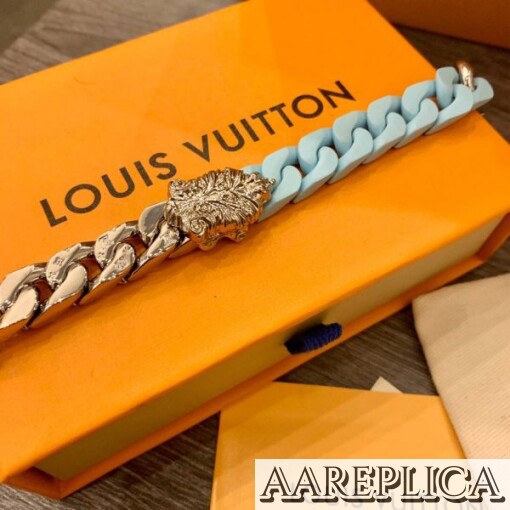 Replica LV Sculpture Bracelet Louis Vuitton MP2630 3