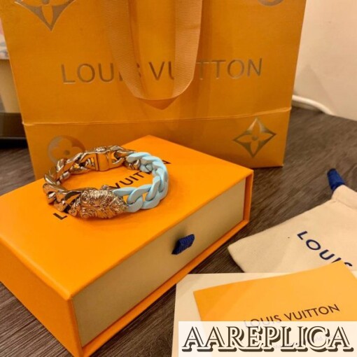 Replica LV Sculpture Bracelet Louis Vuitton MP2630 4