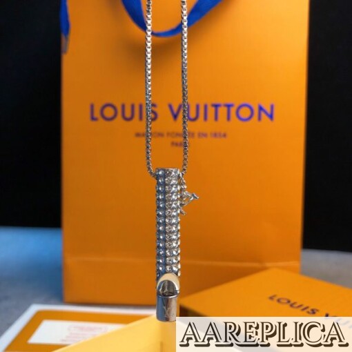 Replica Pendant Chain LV Whistle Necklace Louis Vuitton M68874 4