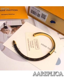 Replica Pure LV Simple Tour Bracelet Louis Vuitton M6564E 2