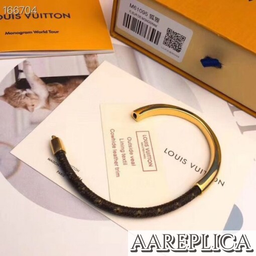 Replica Pure LV Simple Tour Bracelet Louis Vuitton M6564E 2