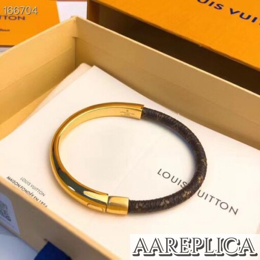 Replica Pure LV Simple Tour Bracelet Louis Vuitton M6564E 5