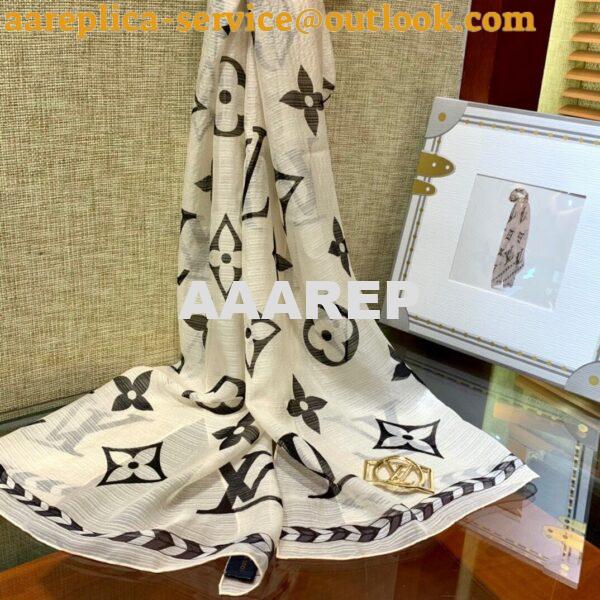 Replica Louis Vuitton M76500 LV Crafty Bi Color Envy LV Stole 3 Replica Louis Vuitton M76500 LV Crafty Bi Color Envy LV Stole 3