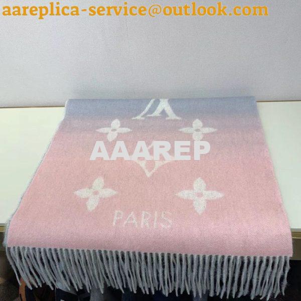 Replica LV M70868 Louis Vuitton Reykjavik Gradient Scarf 8 Replica LV M70868 Louis Vuitton Reykjavik Gradient Scarf 8